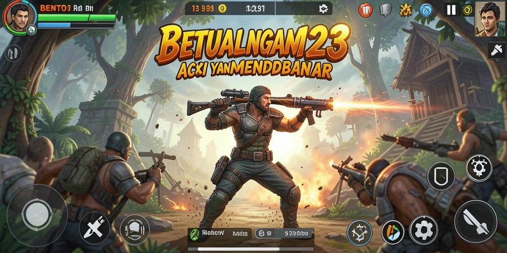 Tangkapan layar utama BENTO123 menampilkan aksi seru dalam permainan.