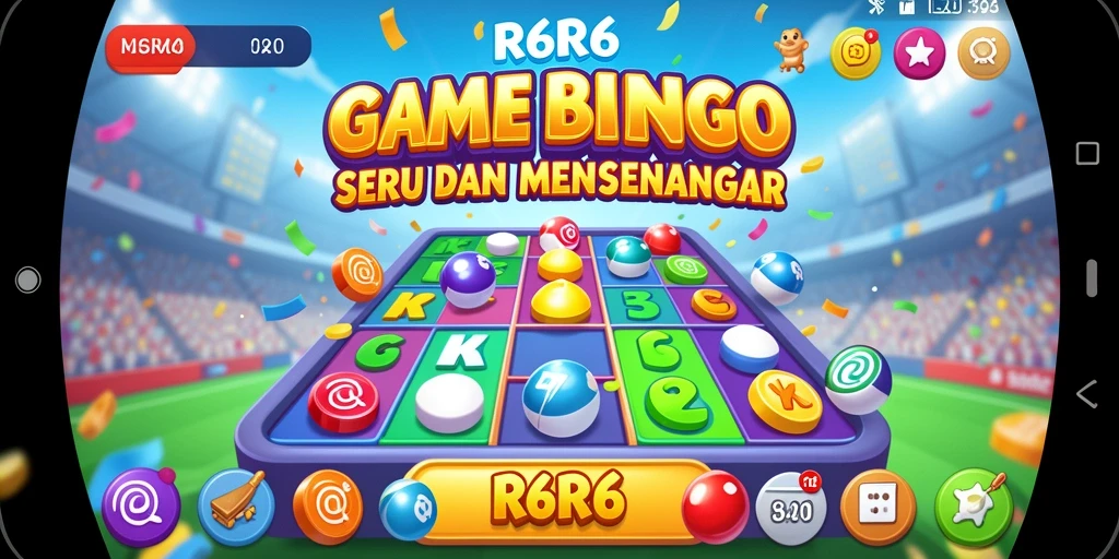 Screenshot gameplay R6R6 menampilkan momen seru bermain Bingo.