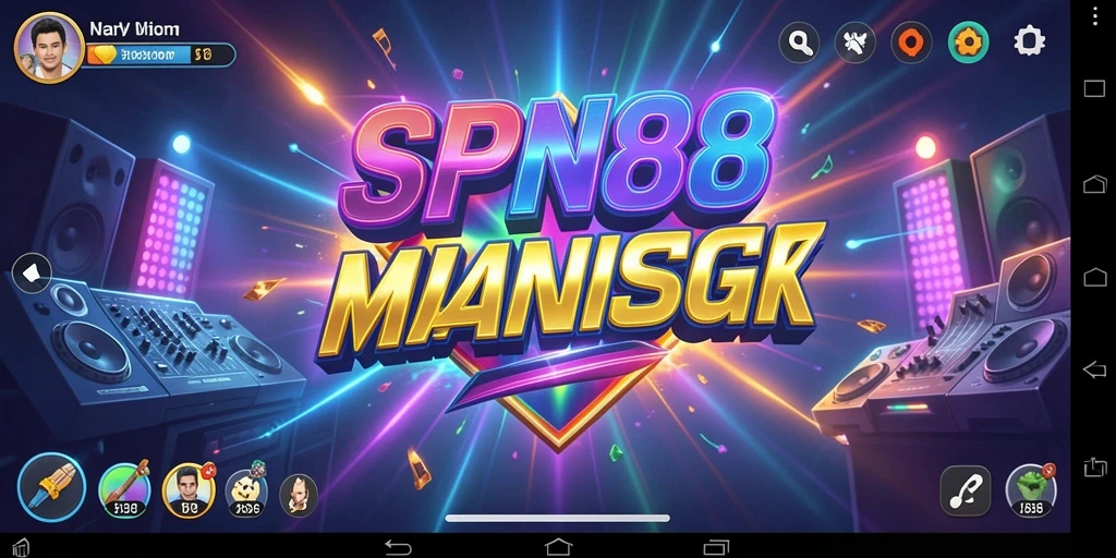 Tampilan menarik permainan musik SPN88 dengan berbagai lagu favorit.